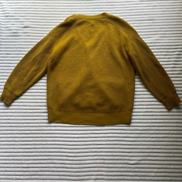 Rag & Bone Cashmere Mustard Yellow Cardigan - Picture 6 of 10